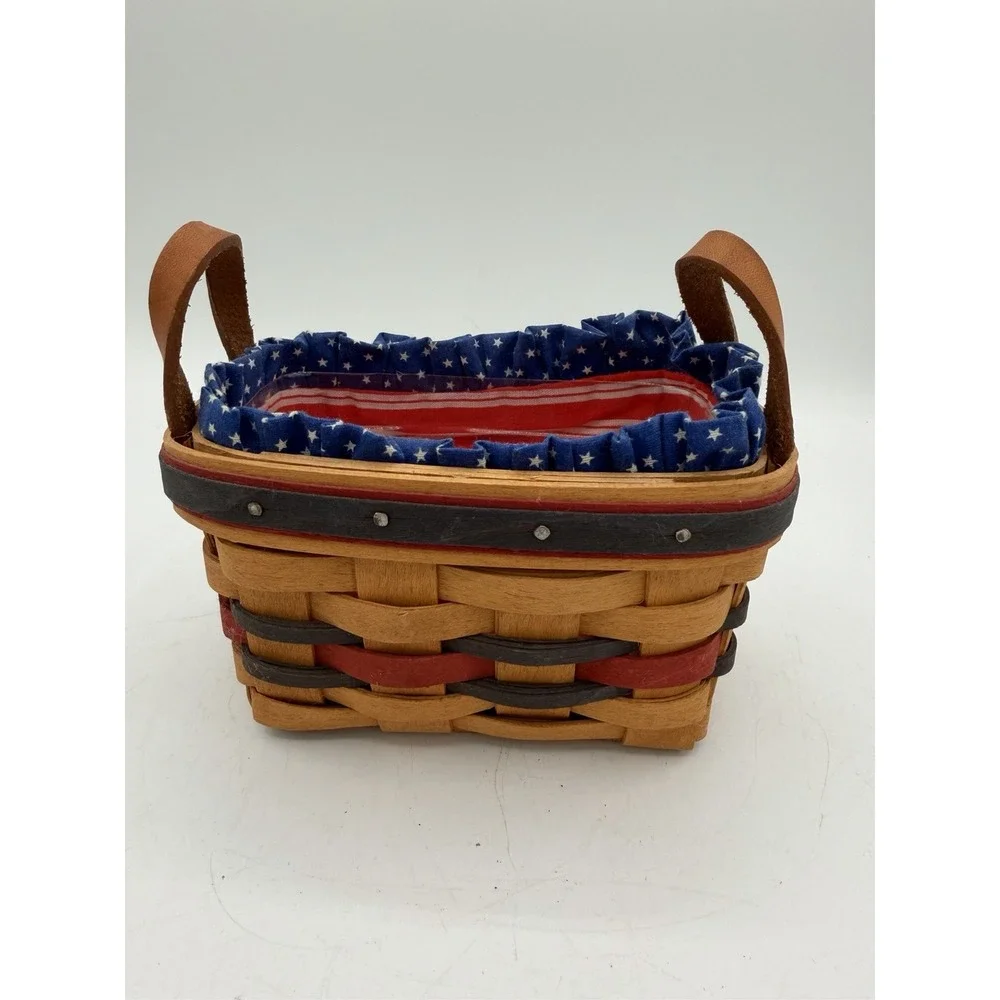 Longaberger 1993 All‑Star Trio 🧺⭐ – Complete Basket Set